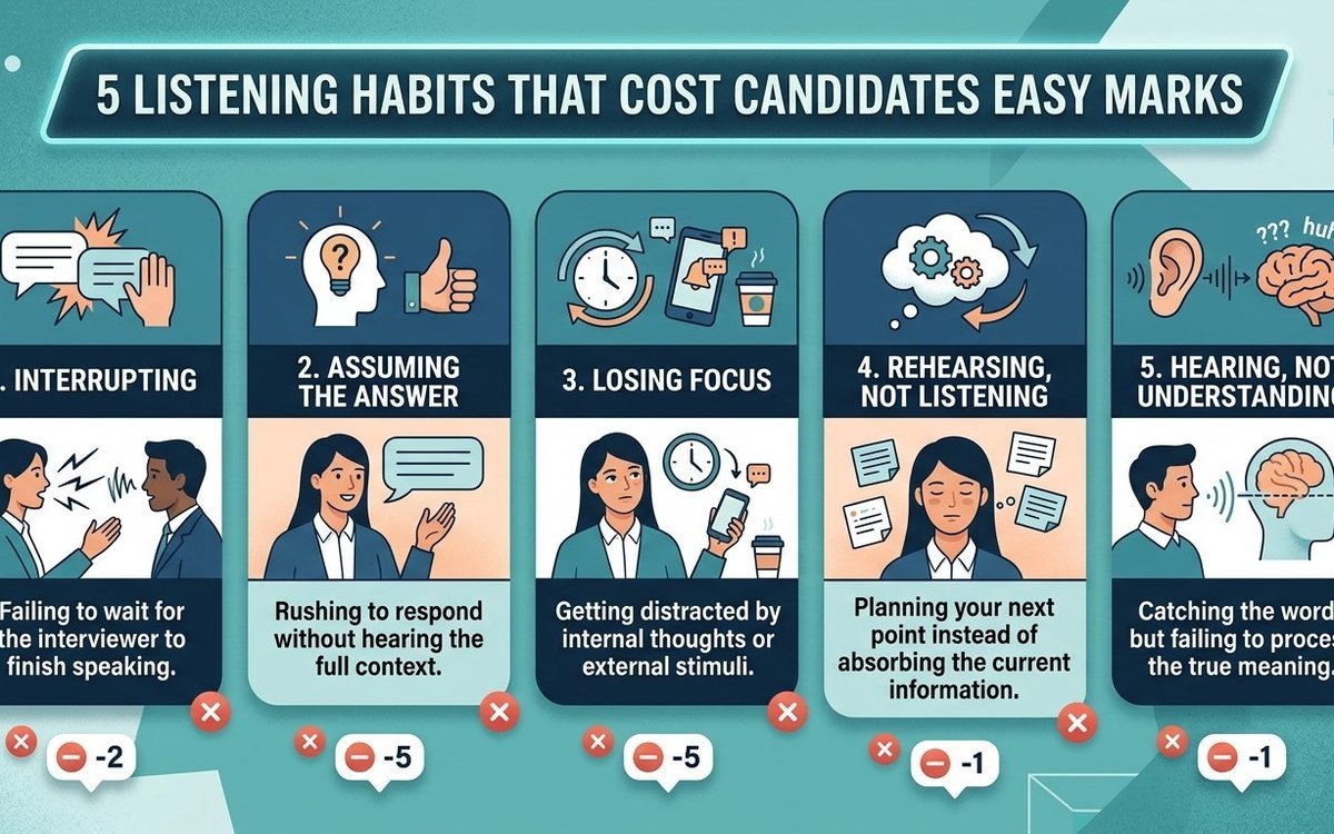 5 listening habits that cost candidates easy marks